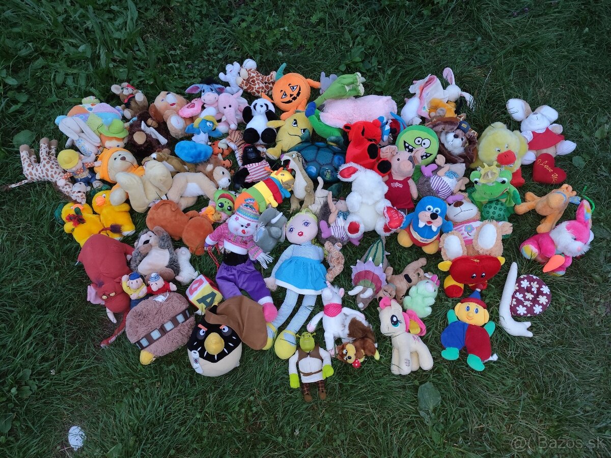 PREDAM PLYŠOVE HRACKY A PLASTOVE LOPTIČKY - 3