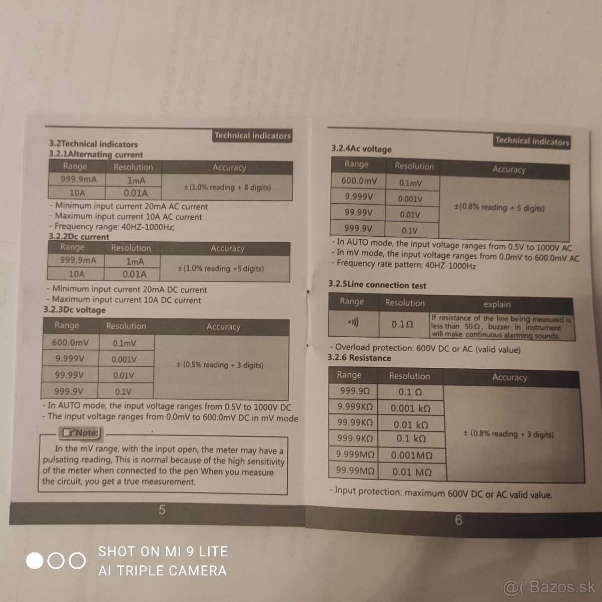 Predám nový digitálny multimeter ANENG SZ02 - 3