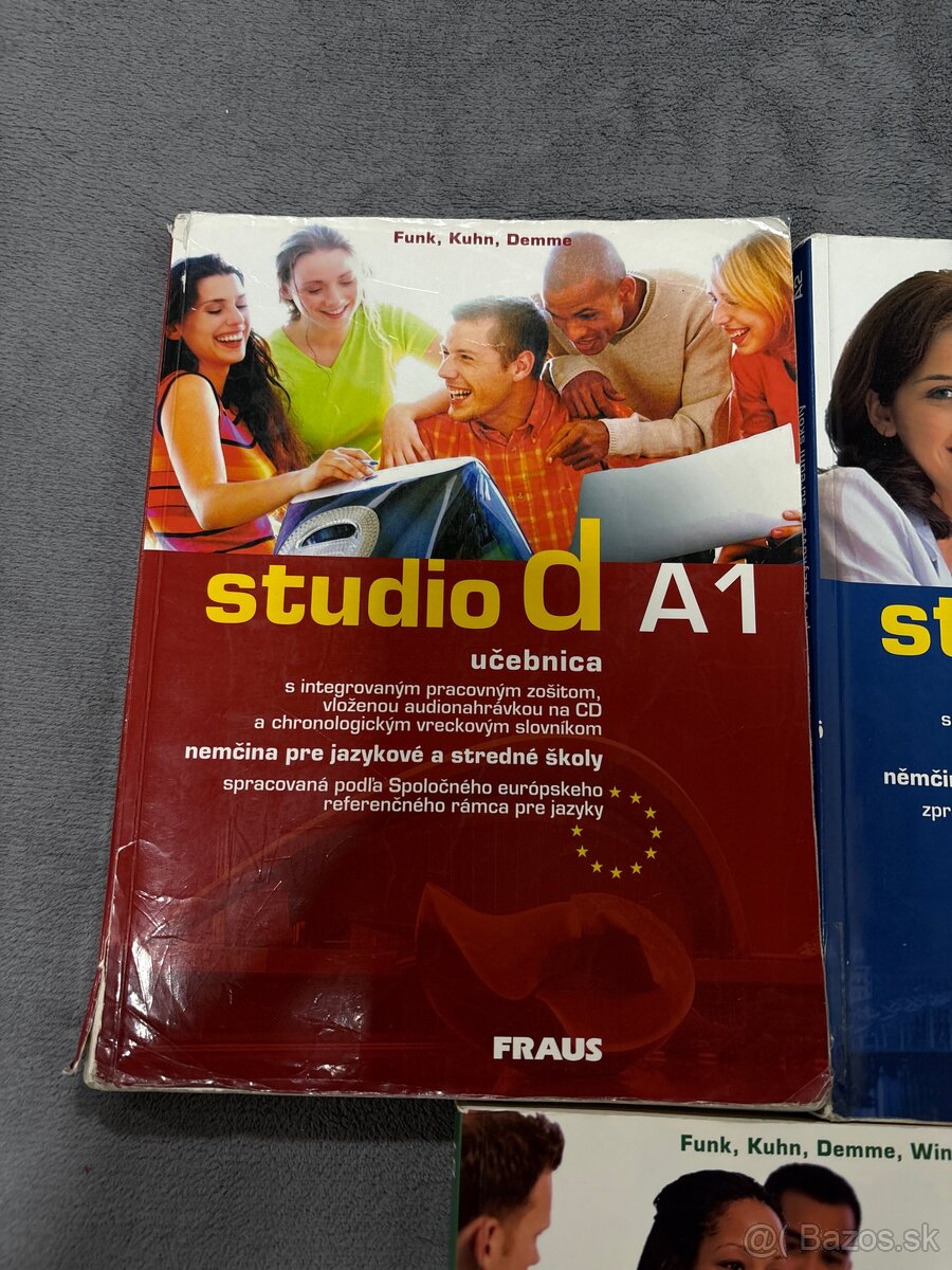 Učebnica nemčiny Studio D A1, A2, B1 - 3