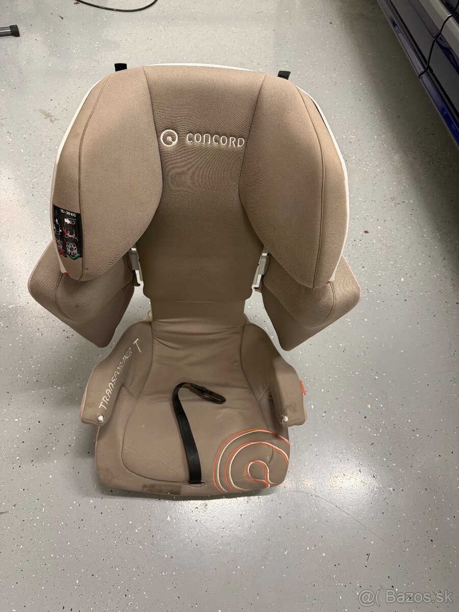 Prodám autosedačku Concord Transformer - 3