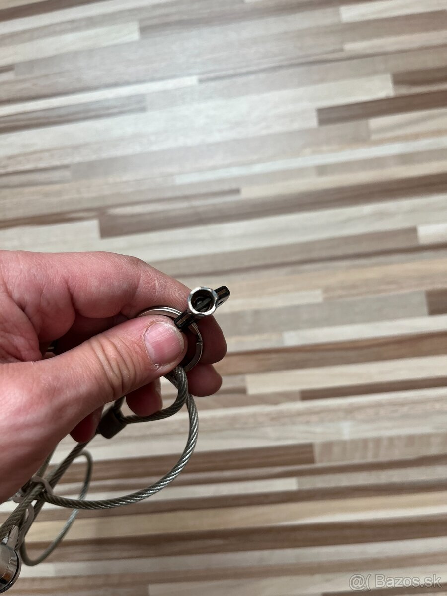 Bezpecnostne ocelove lanko na notebook PremiumCord - 3