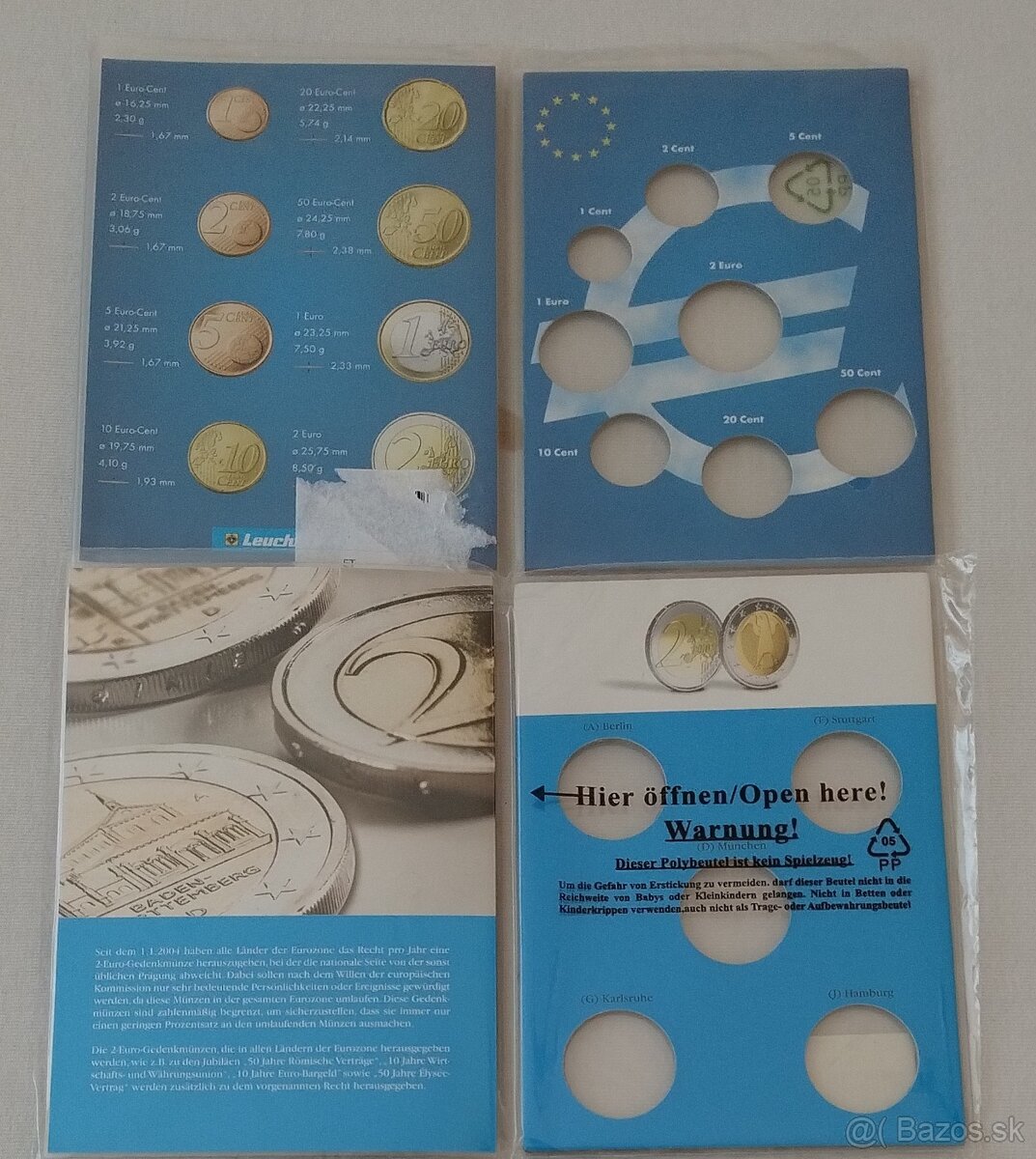 Album euromince set - 3