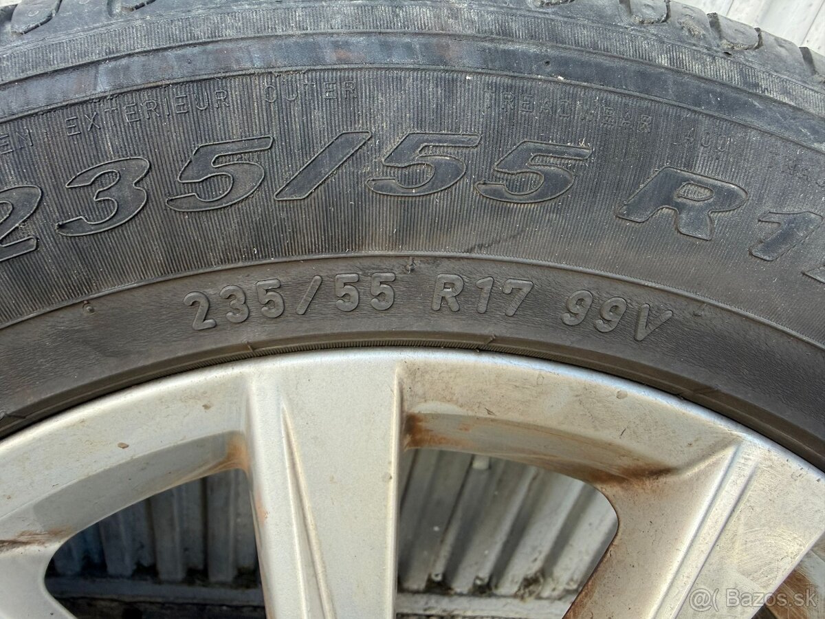 17" Elektrony VW 5x112 s letnymi pneu 235/55 R17 - 3