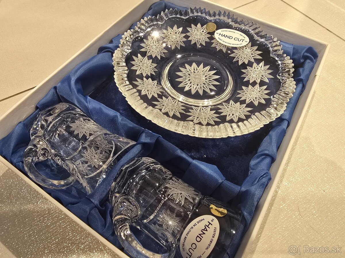 Predám darčekový set pohárikov značky Fister crytal - 3