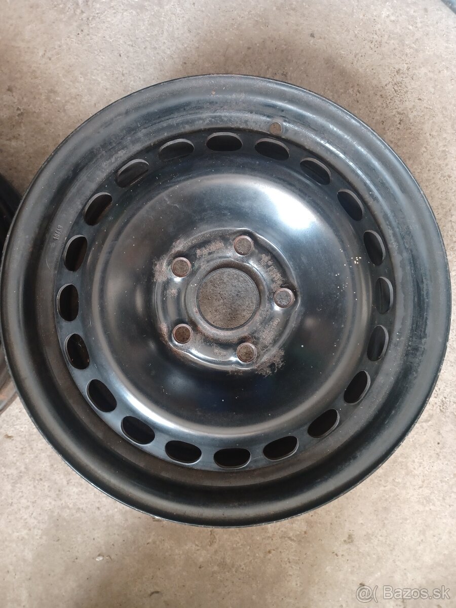 5x112, R15, 4ks plechové disky VW Group - 3