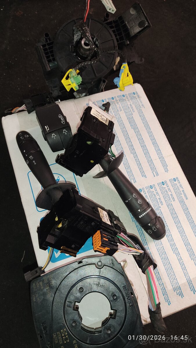 Renault Espace 4 páčky, podvolantový krúžok - 3