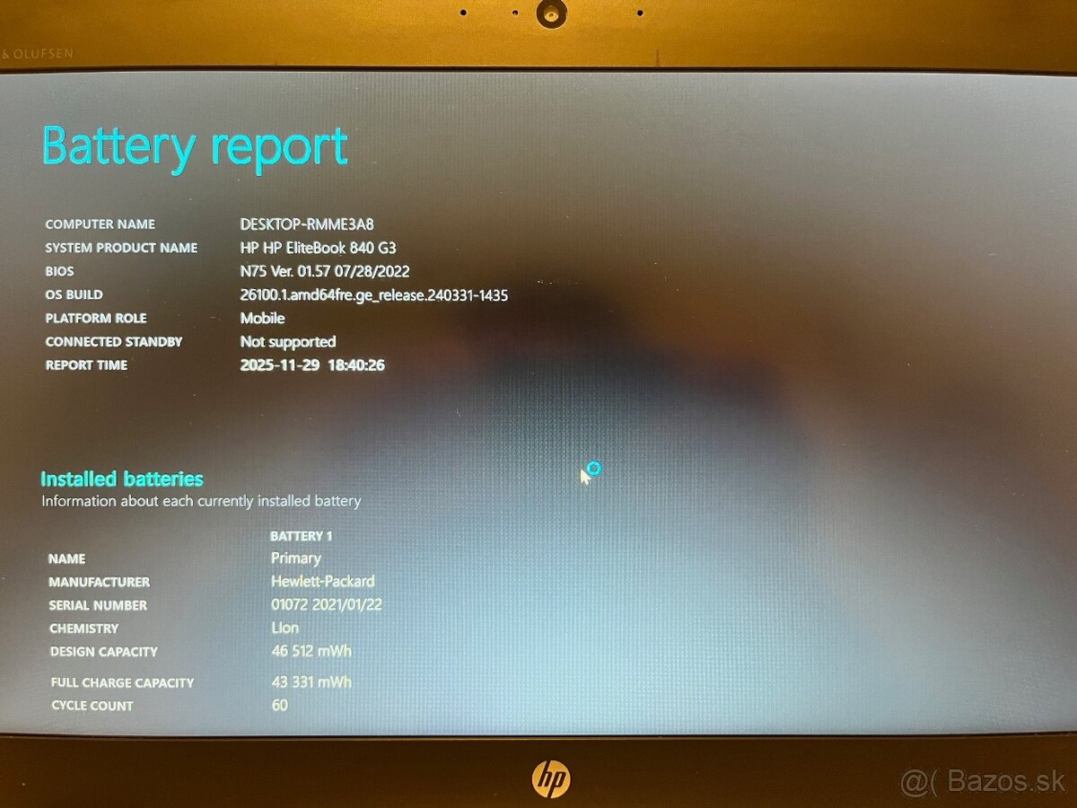 HP Elitebook 840 G3 - Win11pro | 500gb NVMe | 16GB DDR4 - 3