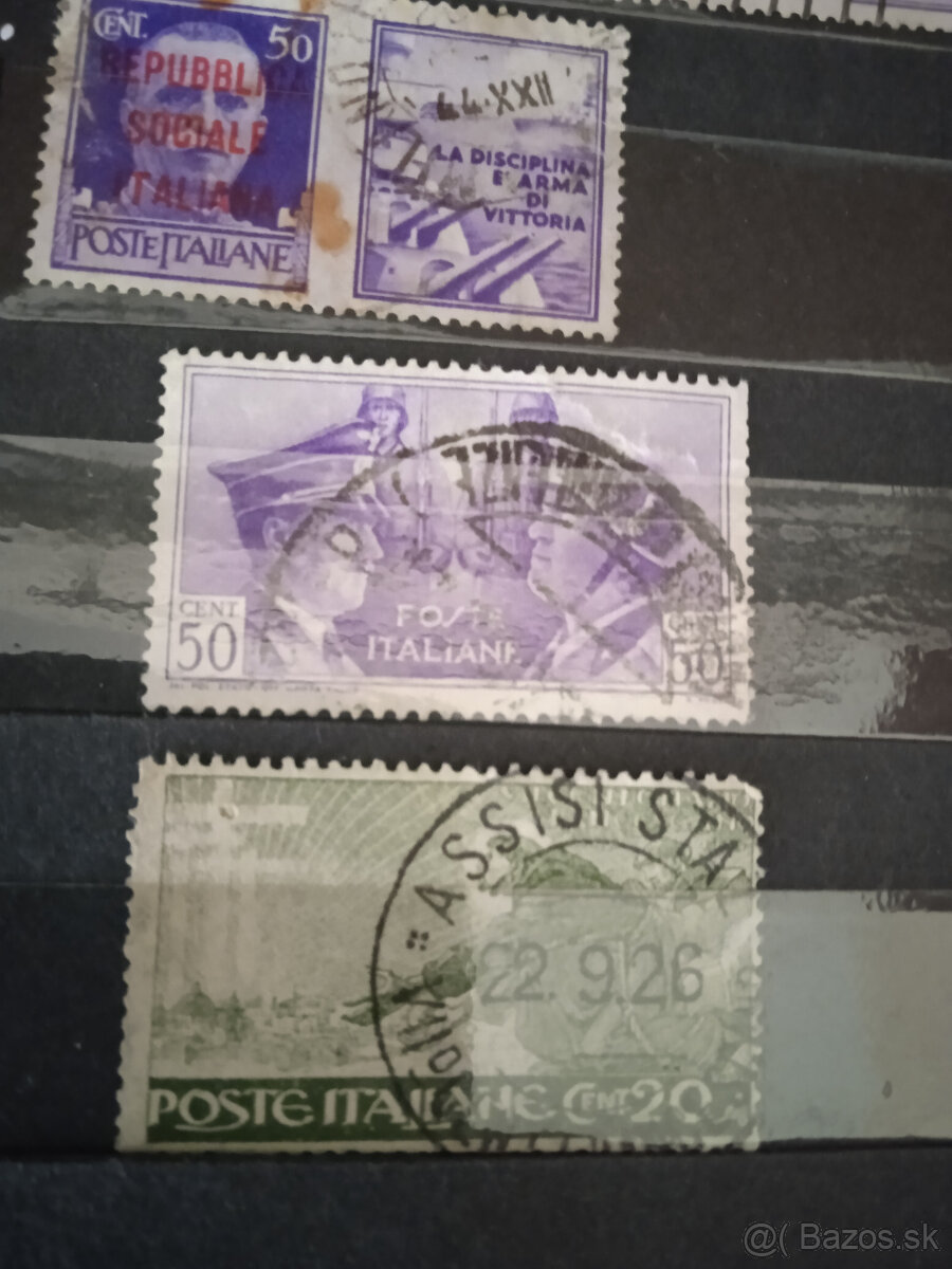 Staré poštové známky . - 3