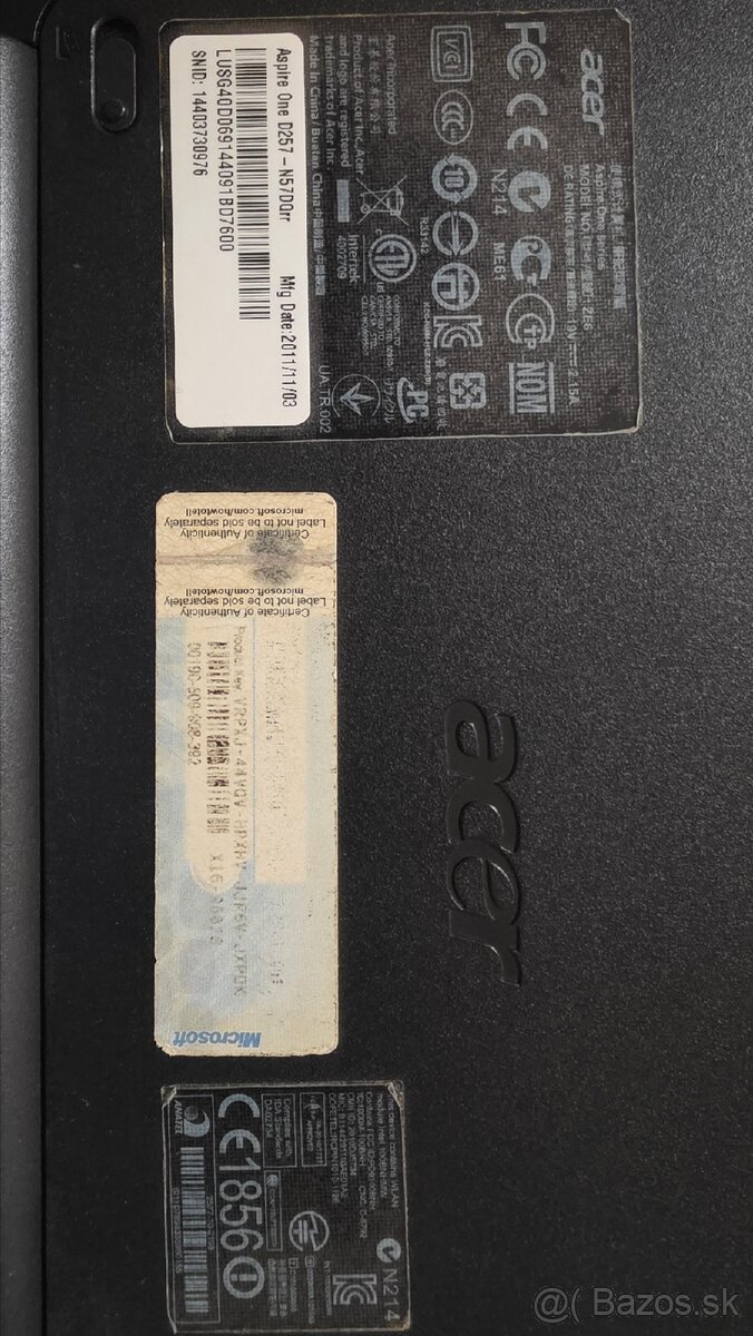 Acer Aspire One D257 - 3