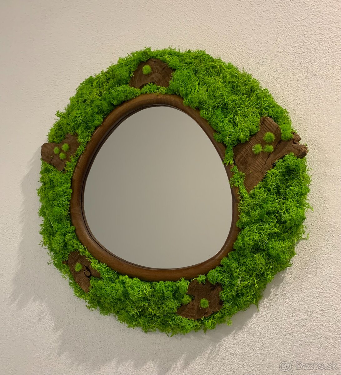 Machové zrkadlo Light green - 3