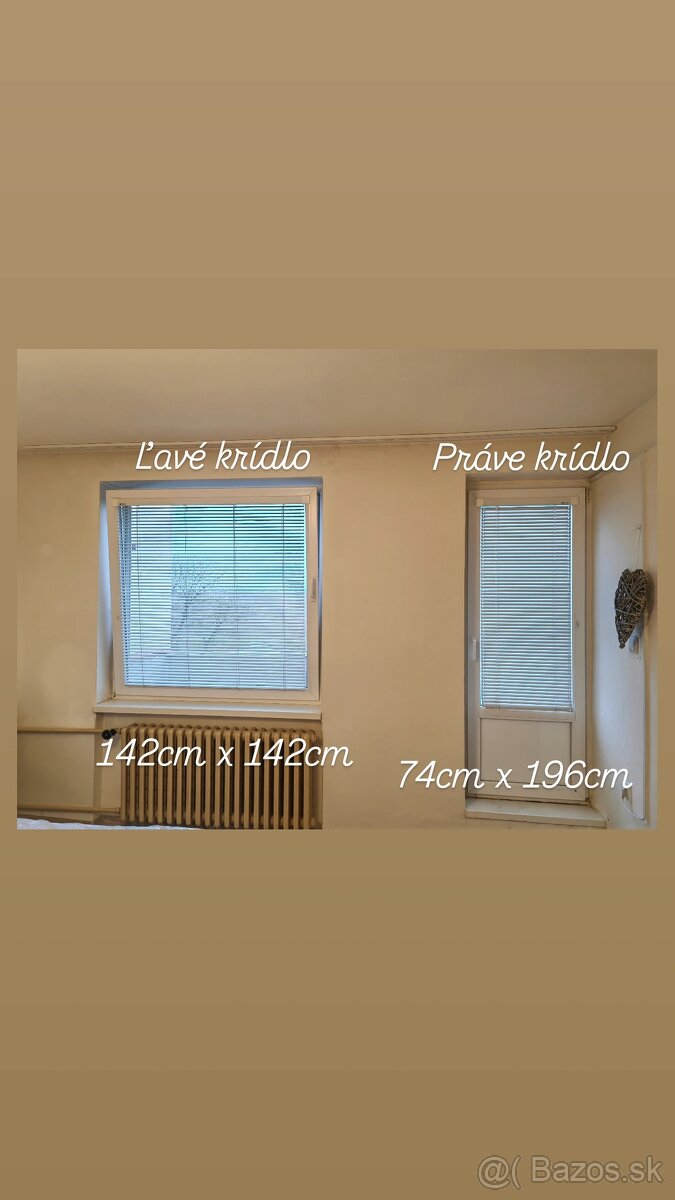 Predám použité okná LEN KRÍDLA - 3