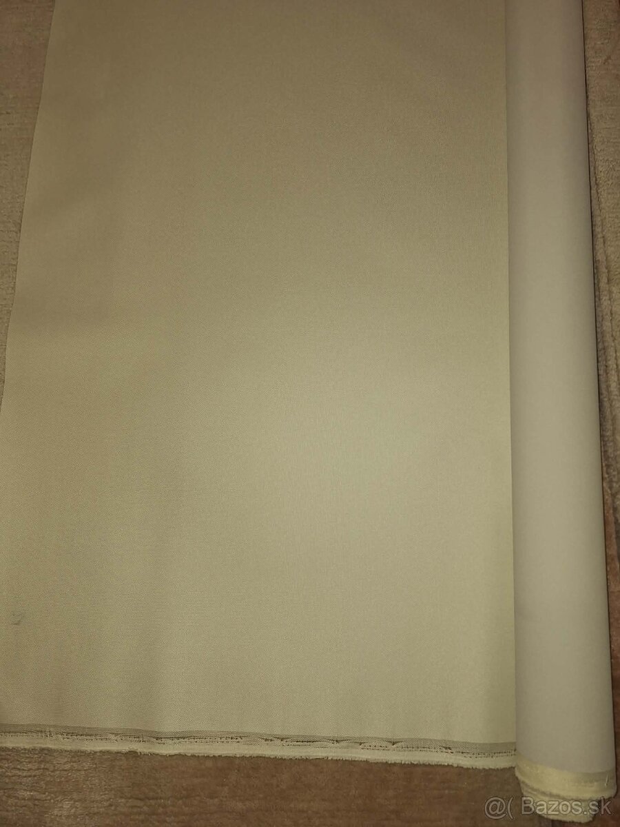 Nepremokavá látka farba ecru - 5m - 3