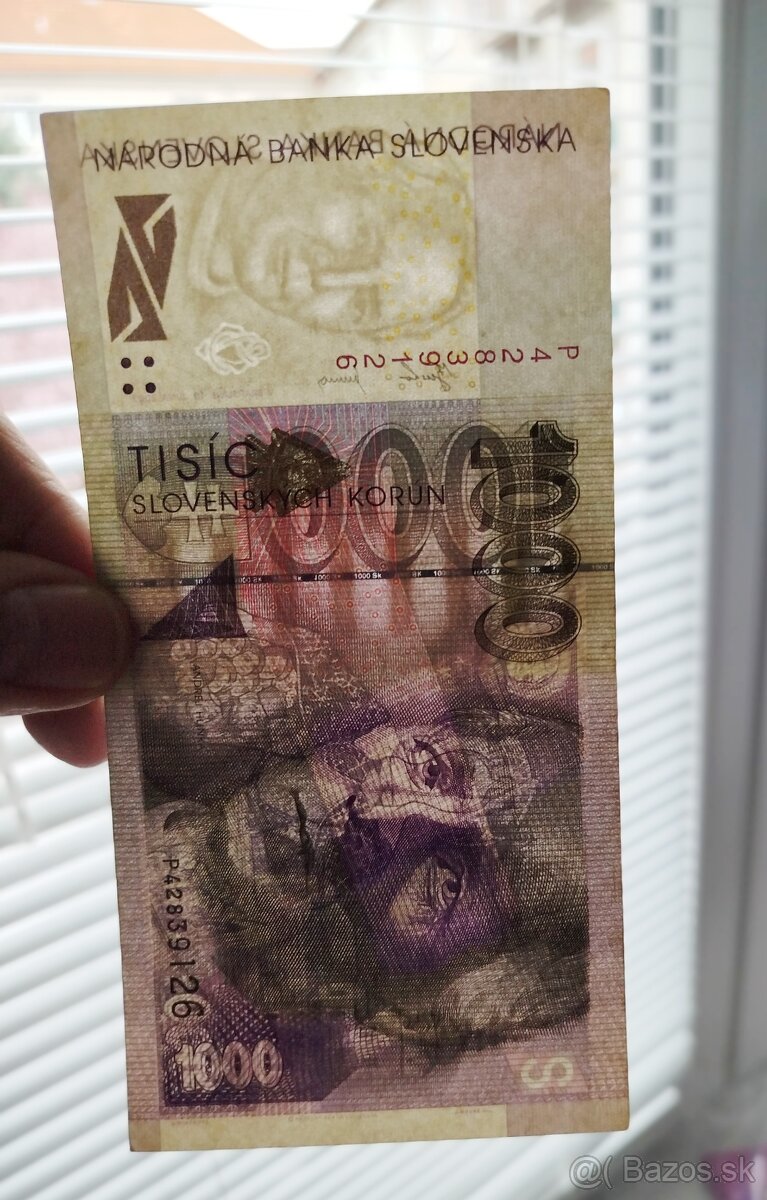 bankovka 1000 ks - 3