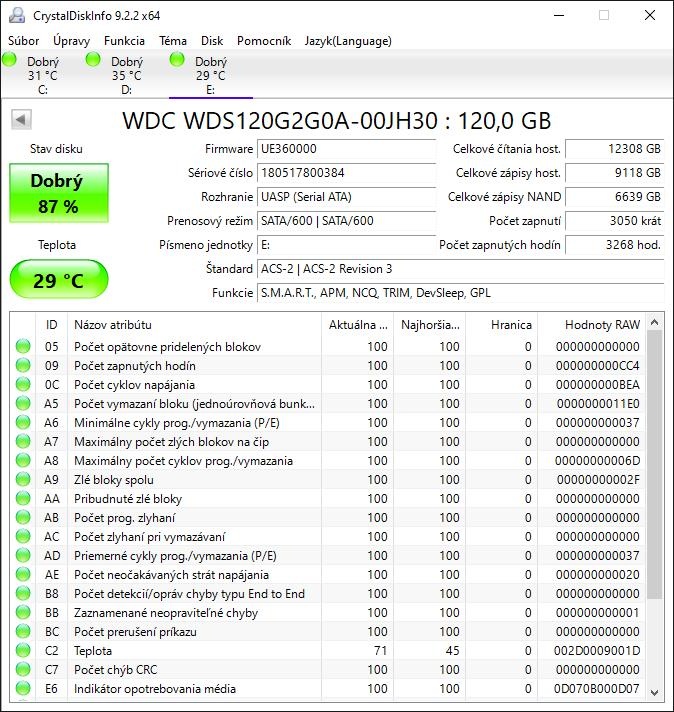 WD Green SSD 2,5" 120GB - 3