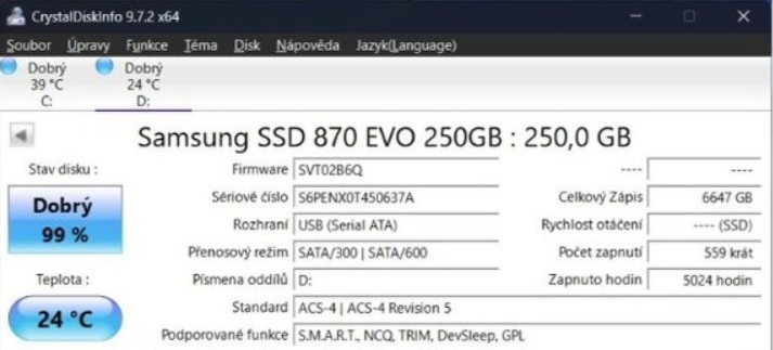 SSD 250GB Samsung 870 EVO - 3