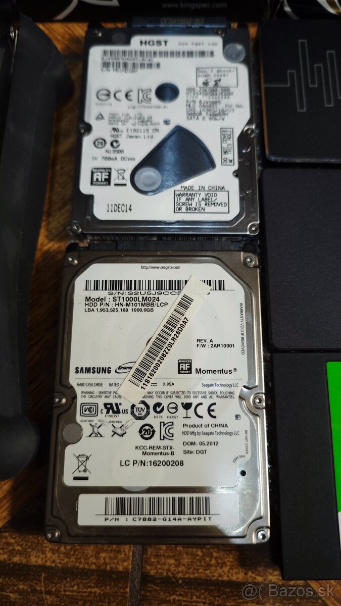 HDD & SSD, M.2 SATA & NVMe, mSATA disky - 3