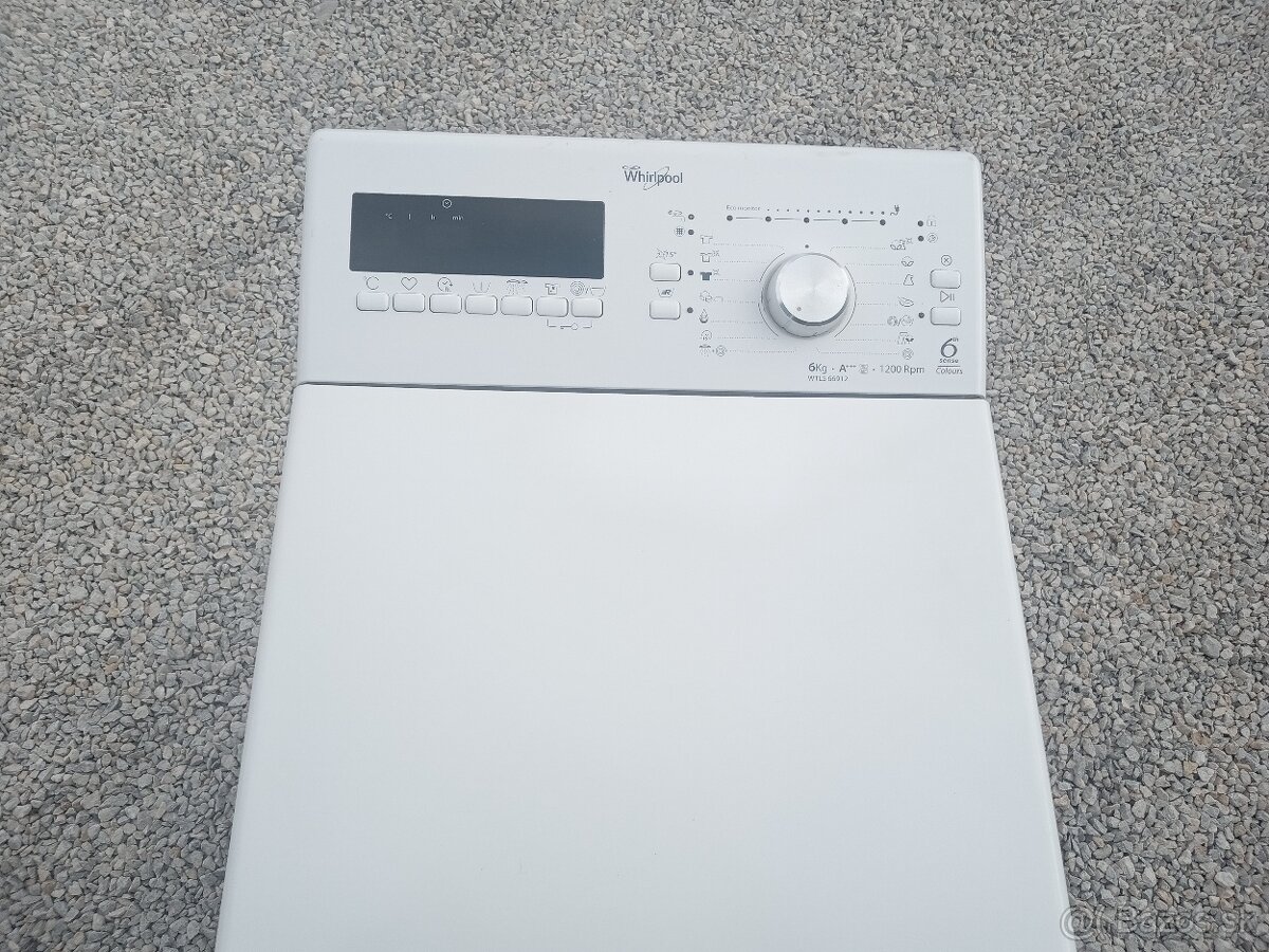 Predám plnefunkčná automatická práčka WHIRLPOOL, A+++, displ - 3