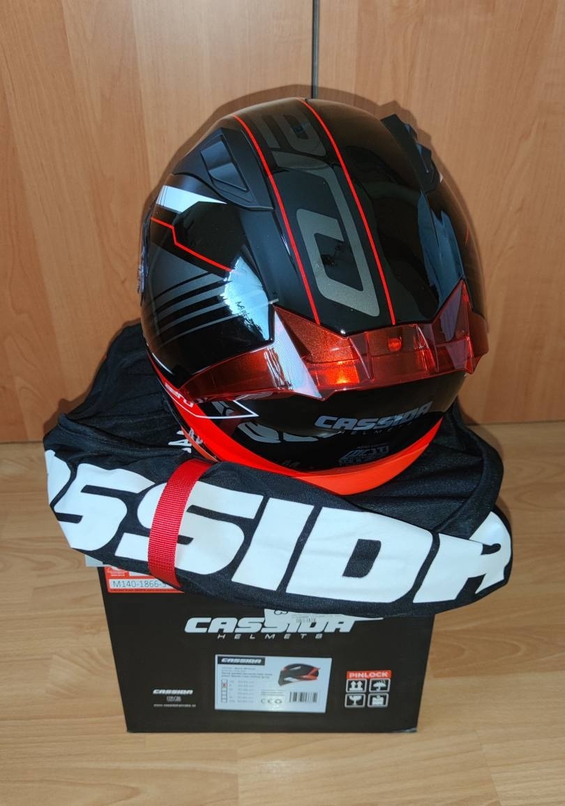 Predám novú moto prilbu Cassida Aero Drome + Pinlock - 3