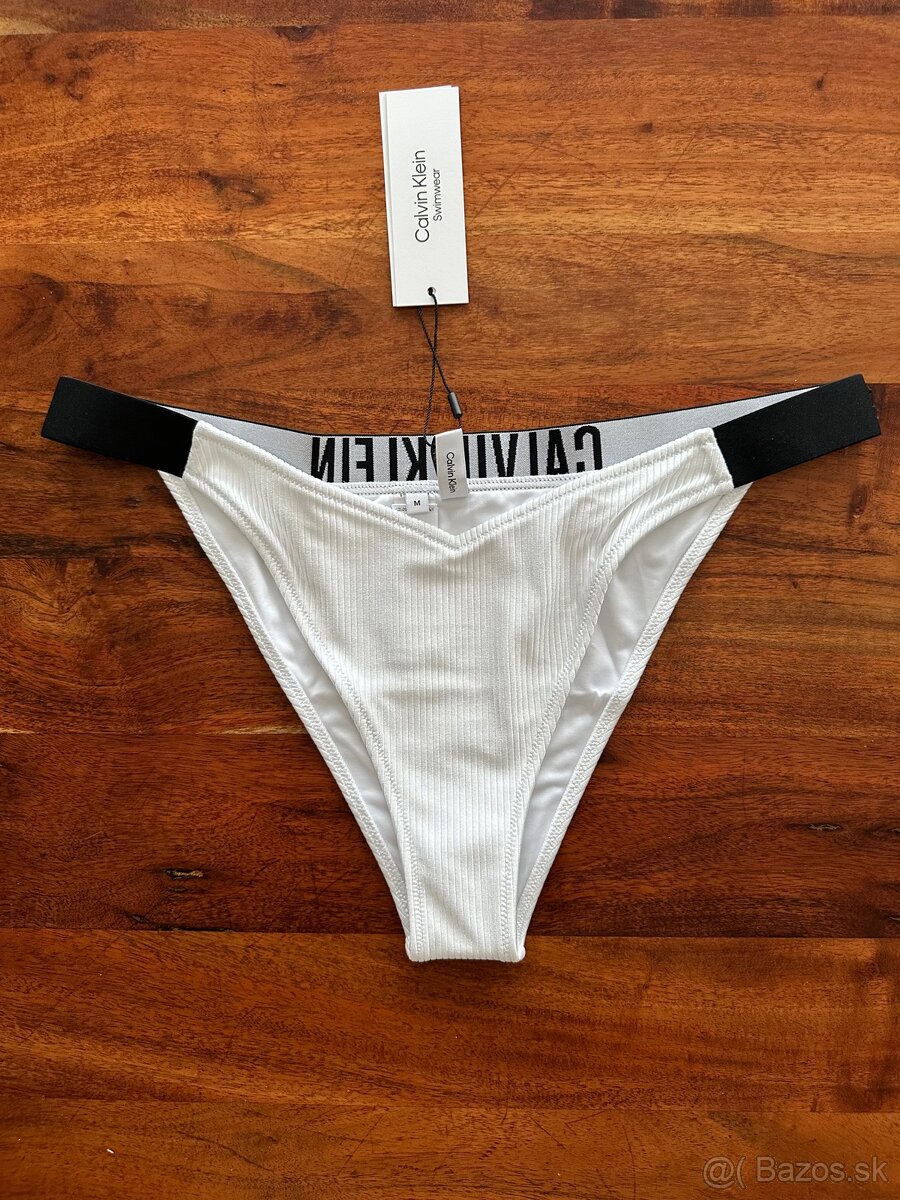Biele plavky Calvin Klein - 3