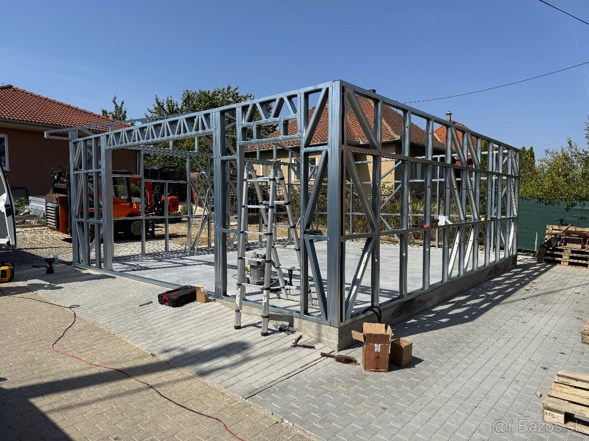 Konštrukcia garáže 6,5m x 7,5 m - 3