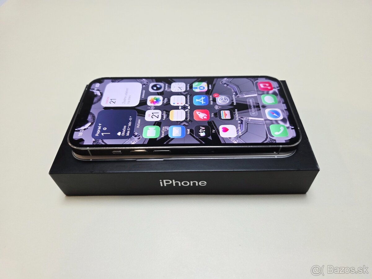 Apple iPhone 13 PRO 128GB SILVER,BATERKA 100% - 3