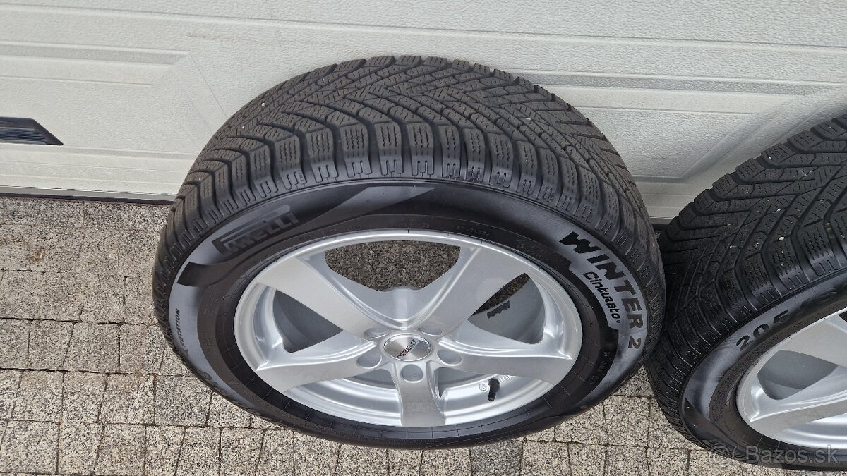 Zimné alu 205/60 R16, 5x112, 6,5J, ET46 VW Touran - 3