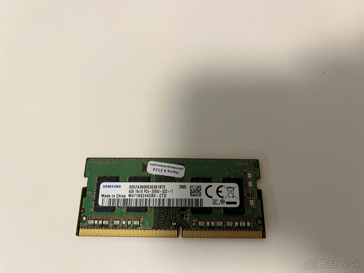 SO-DIMM 4GB DDR4 RAM pre notebook - 3