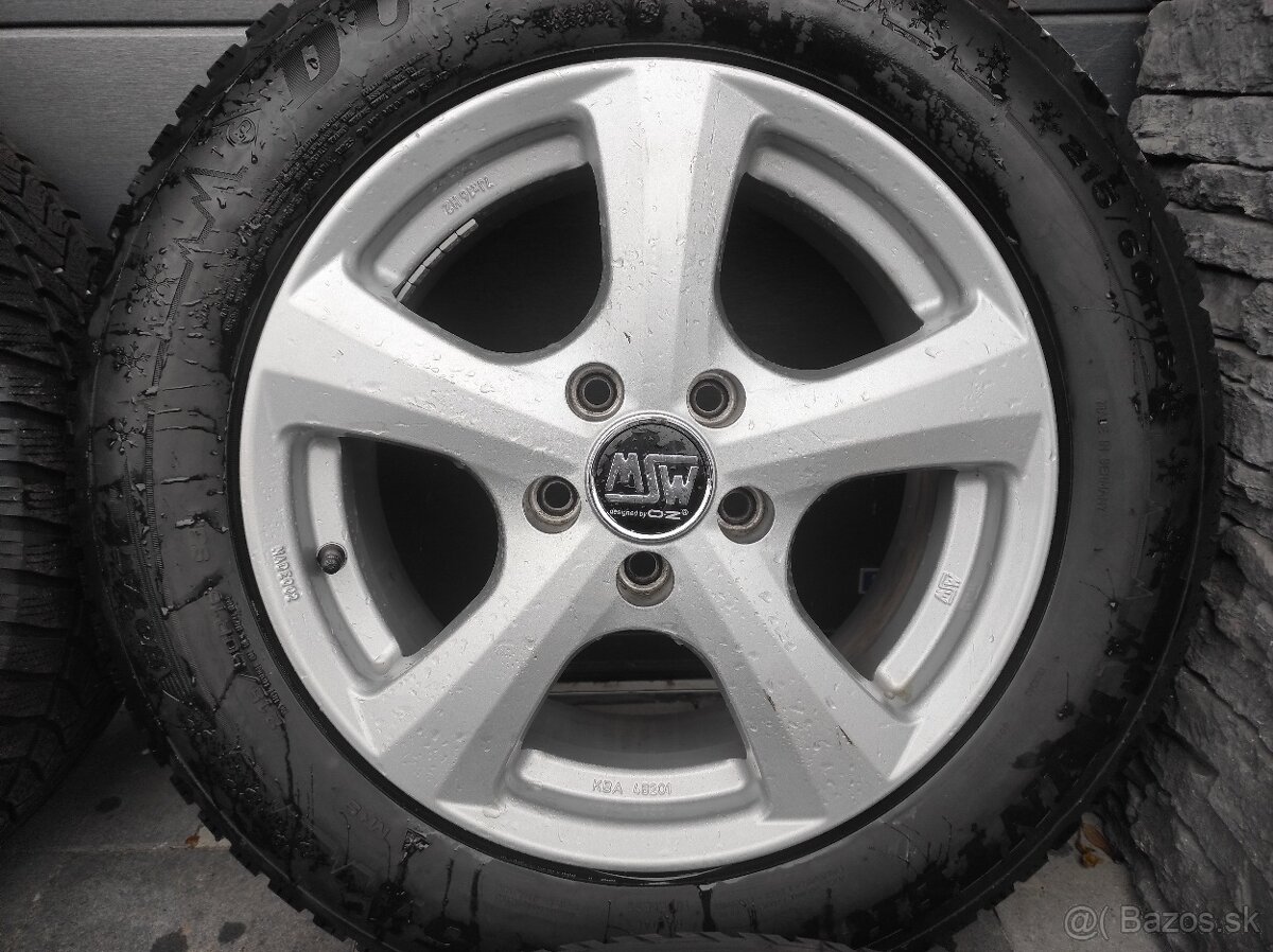 Zimná sada 16" 5x112 VW, Škoda 215/60 R16 - 3