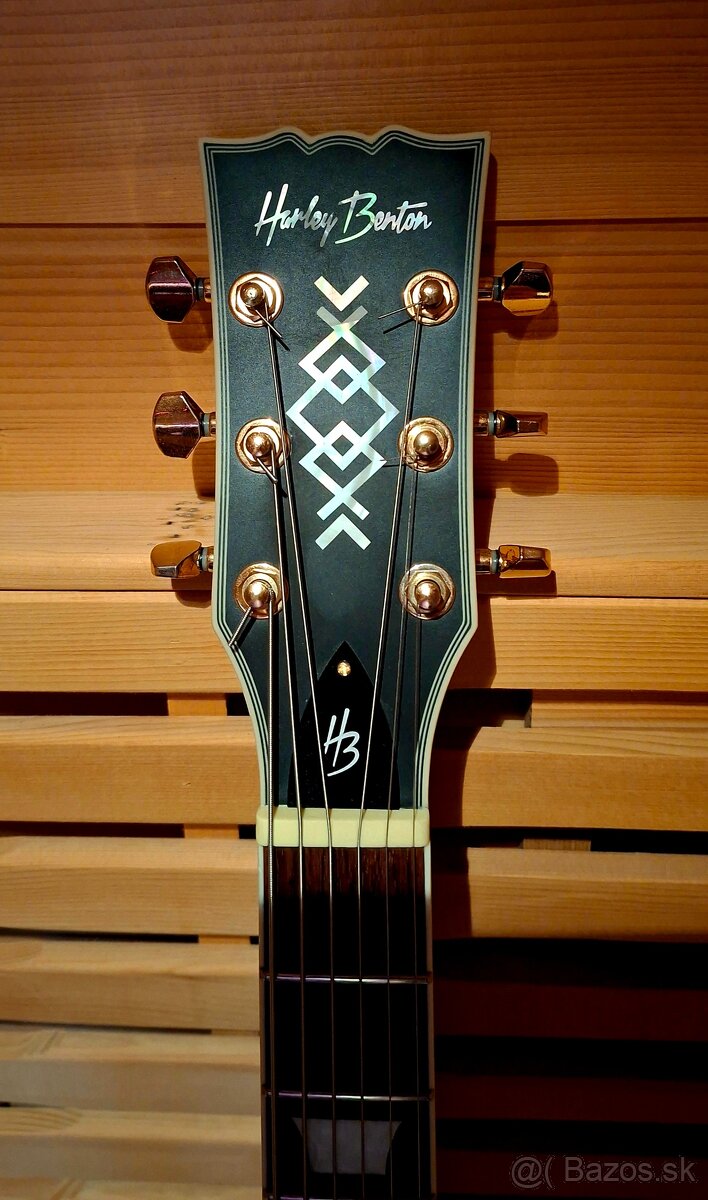Elektrická gitara Harley Benton SC-Custom Plus EMG VBK - 3