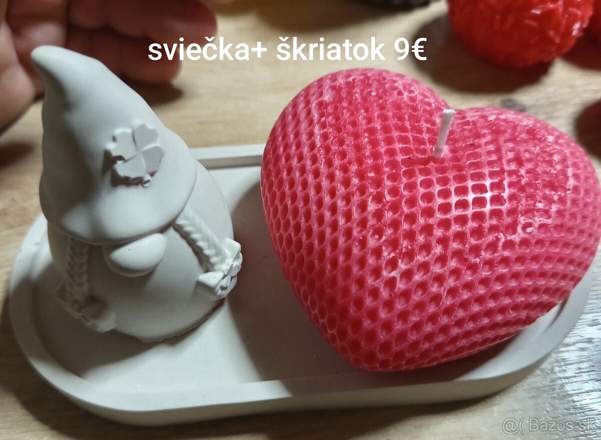 Sviečky dekorácia - 3