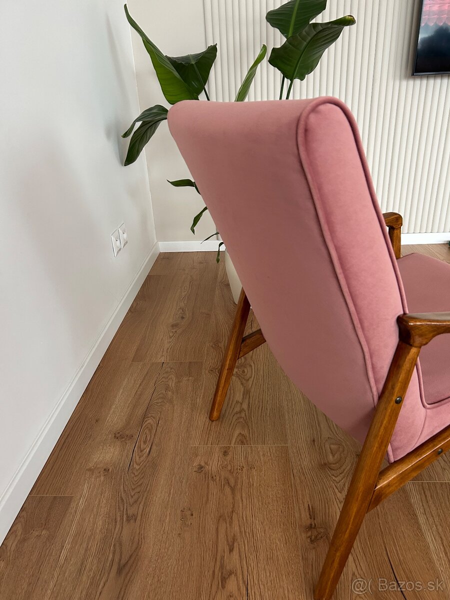 Repasovane retro kreslo - 3