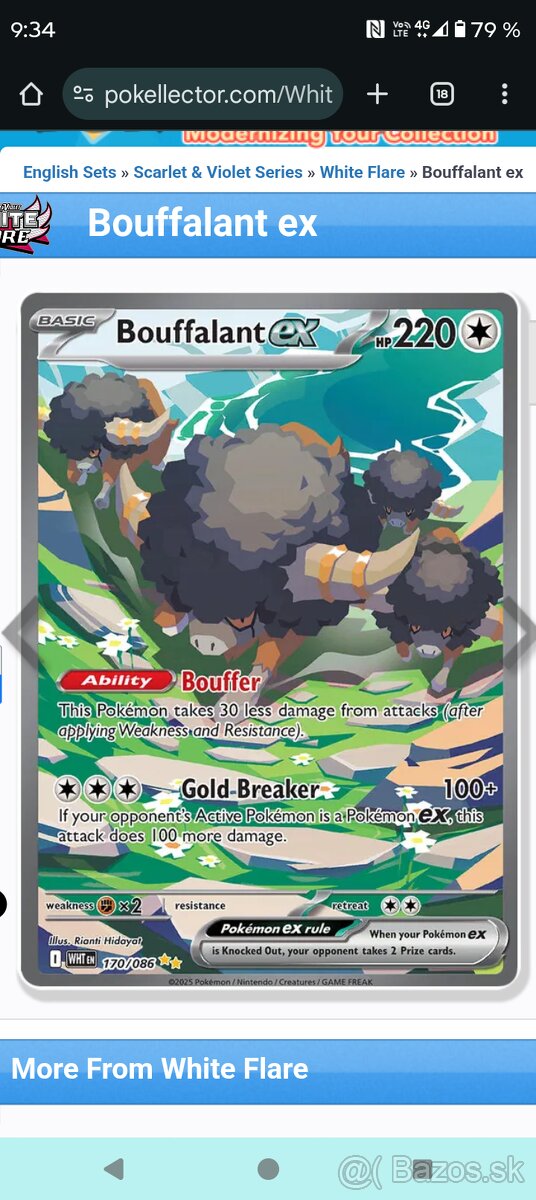 Pokémon karty / edícia White Flare - 3