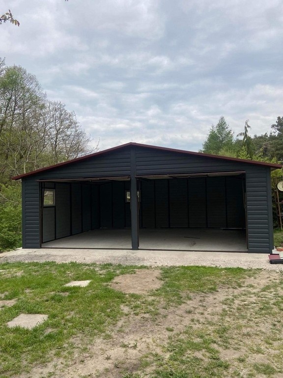 Plechová dvojgaráž 7x6m - 3