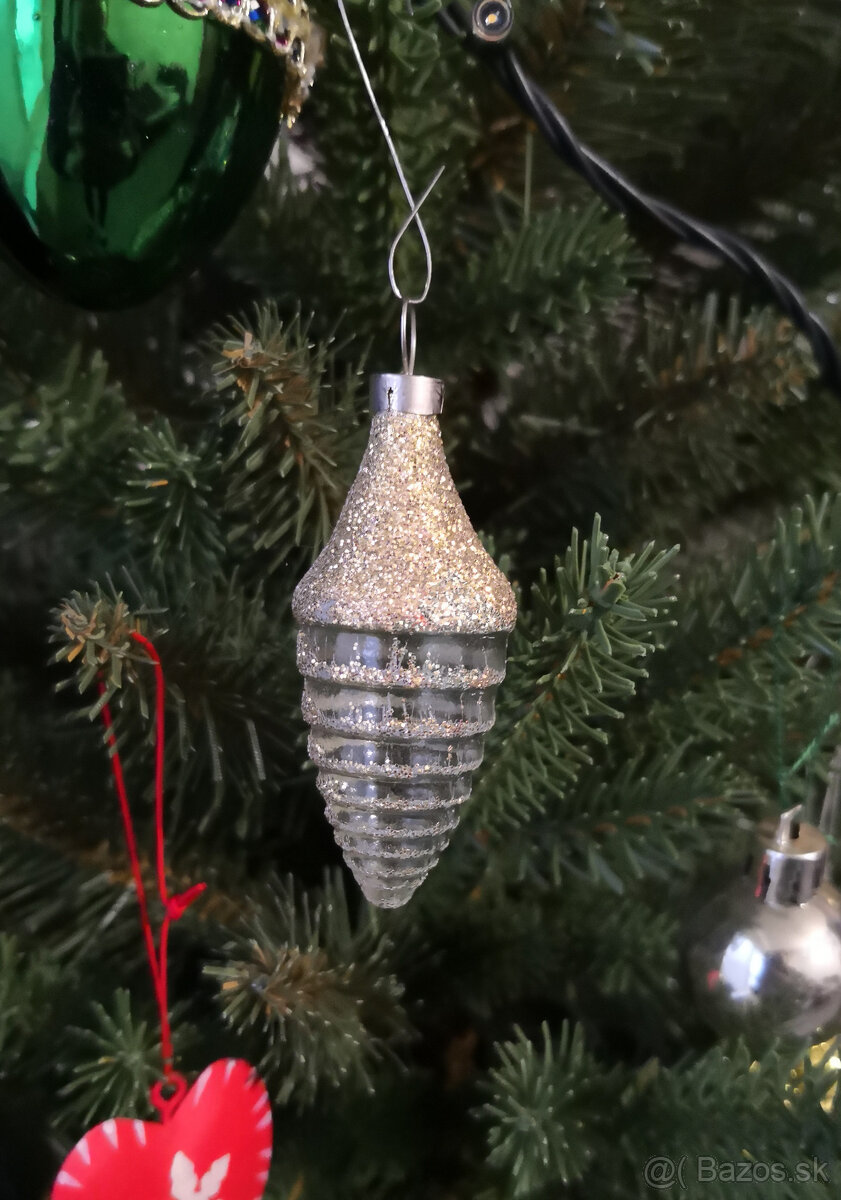 Retro ozdoby na vianočny stromček 11ks - 3