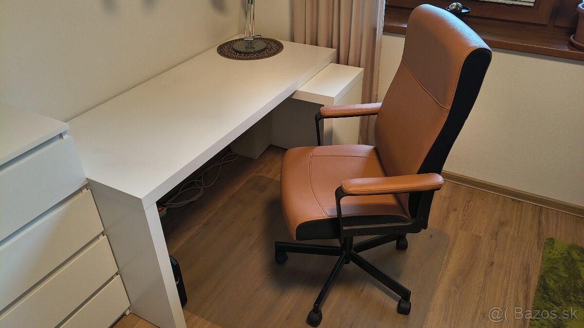 IKEA stôl MALM s výsuvným panelom - 3