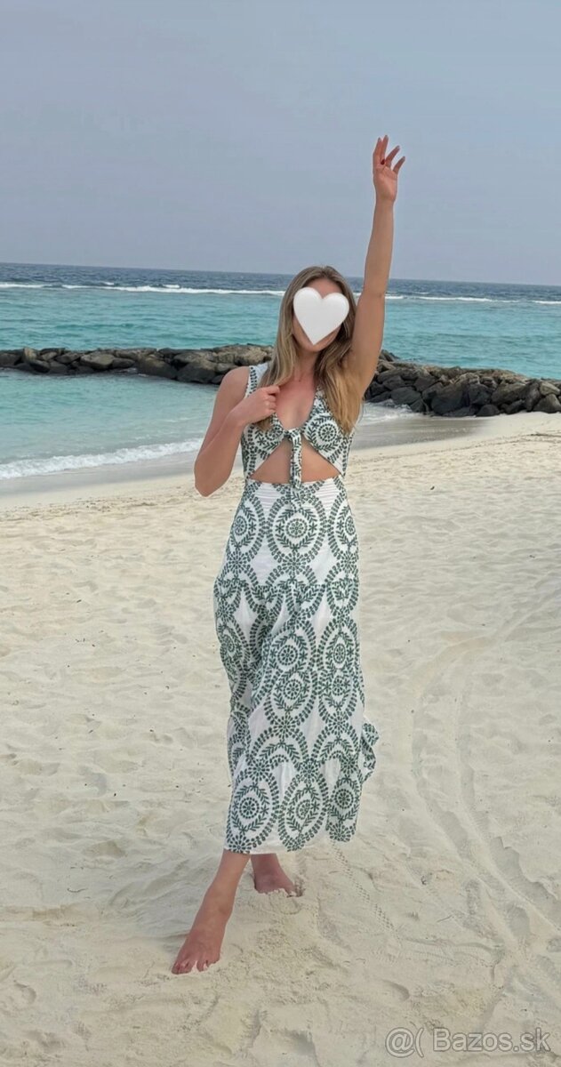 Zara vyšívané šaty XS - 3