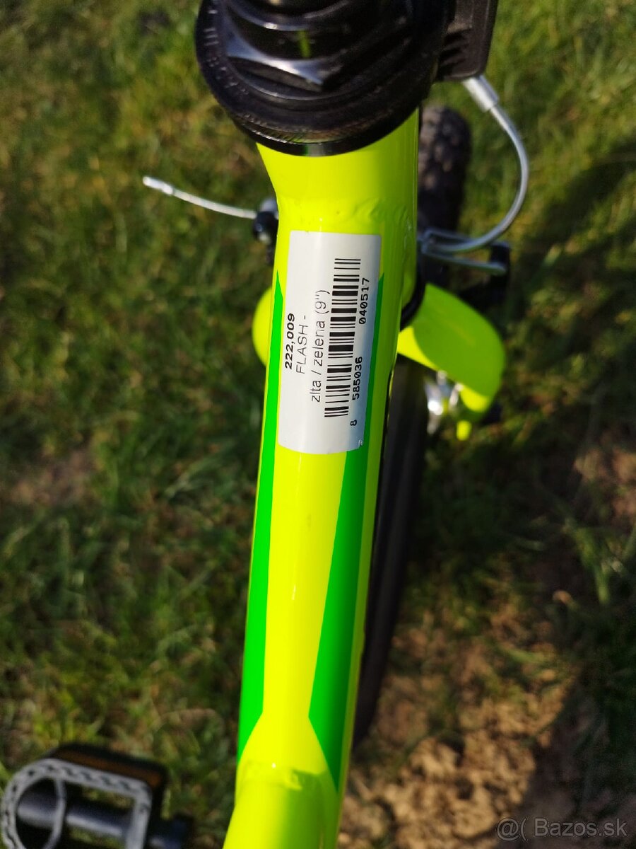 Predám detský bicykel CTM Flash Žltá/Zelená 16" - 3