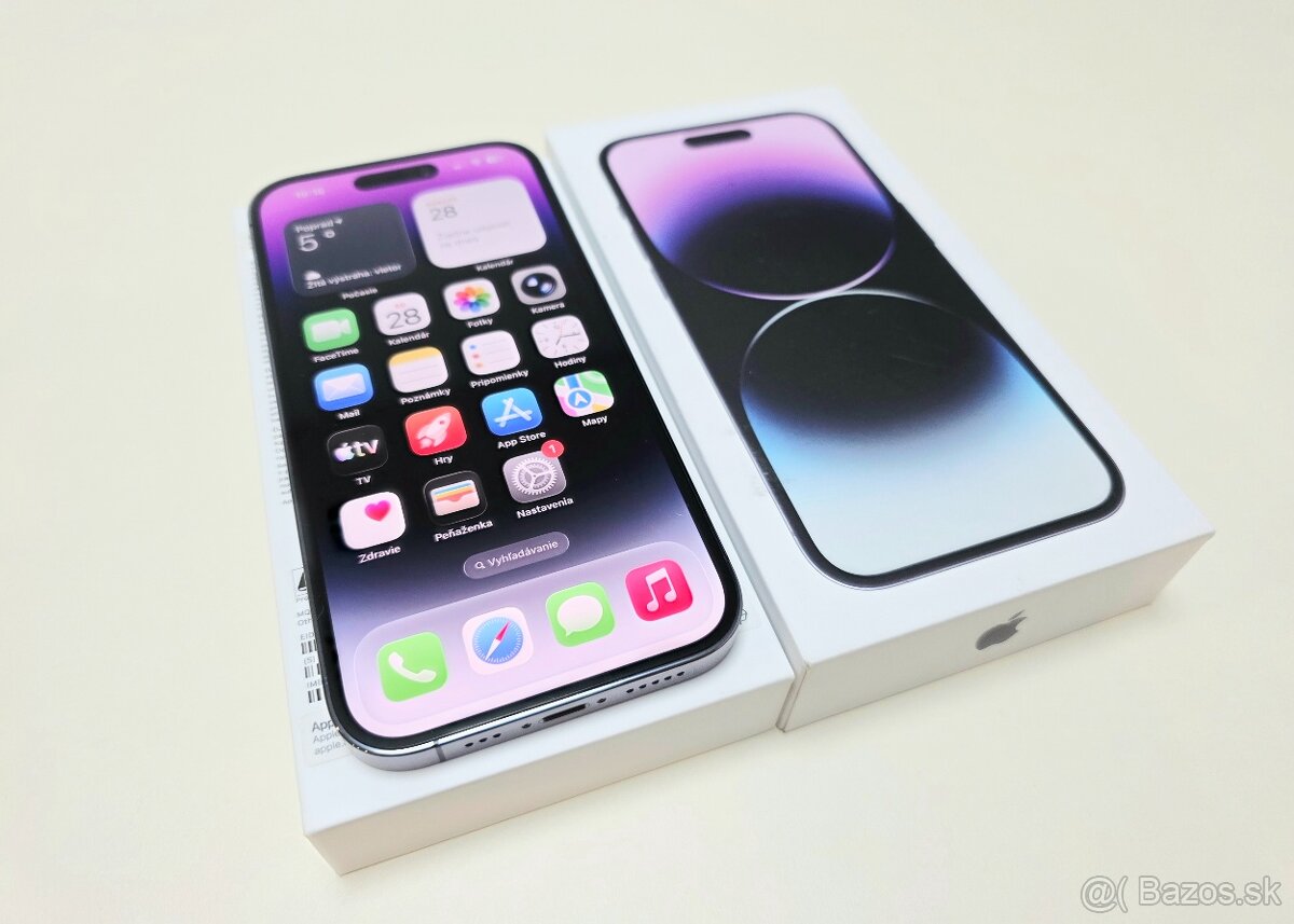 Apple Iphone 14 PRO 128GB DEEP PURPLE ,BATERKA 100% - 3