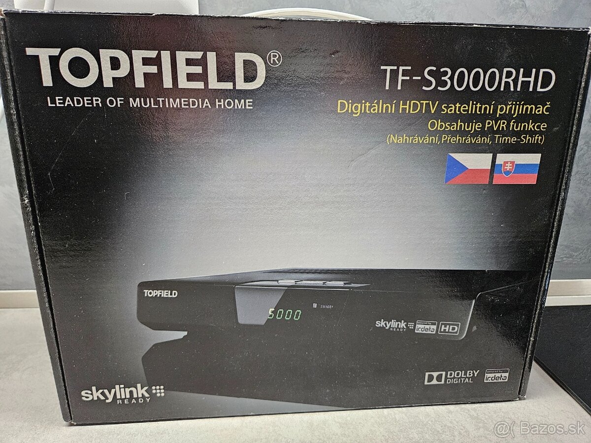 HDTV Satelitný prijímač TF-S3000RHD - 3