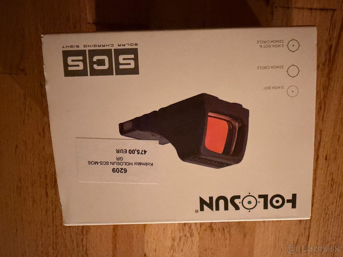 Holosun SCS-MOS-GR kolimátor pre Glock - 3