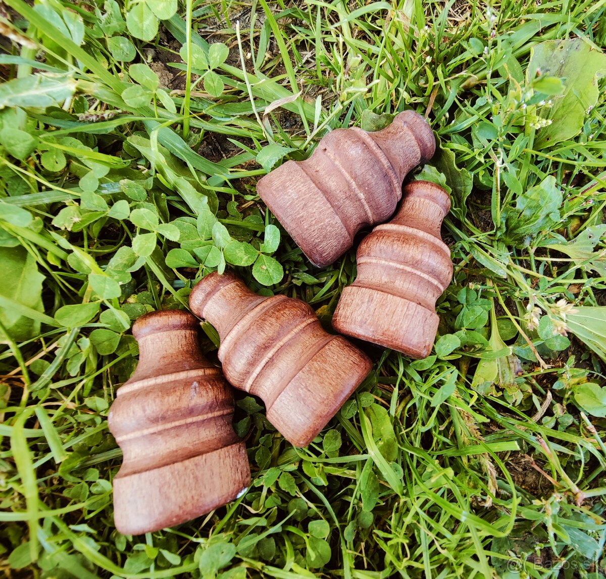 6ks zánovné garniže 150cm - orech - 3