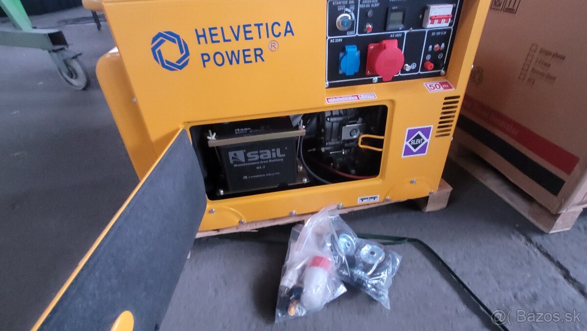 Diesel generator 10kVA elektrocentrala naftovy NOVY - 3