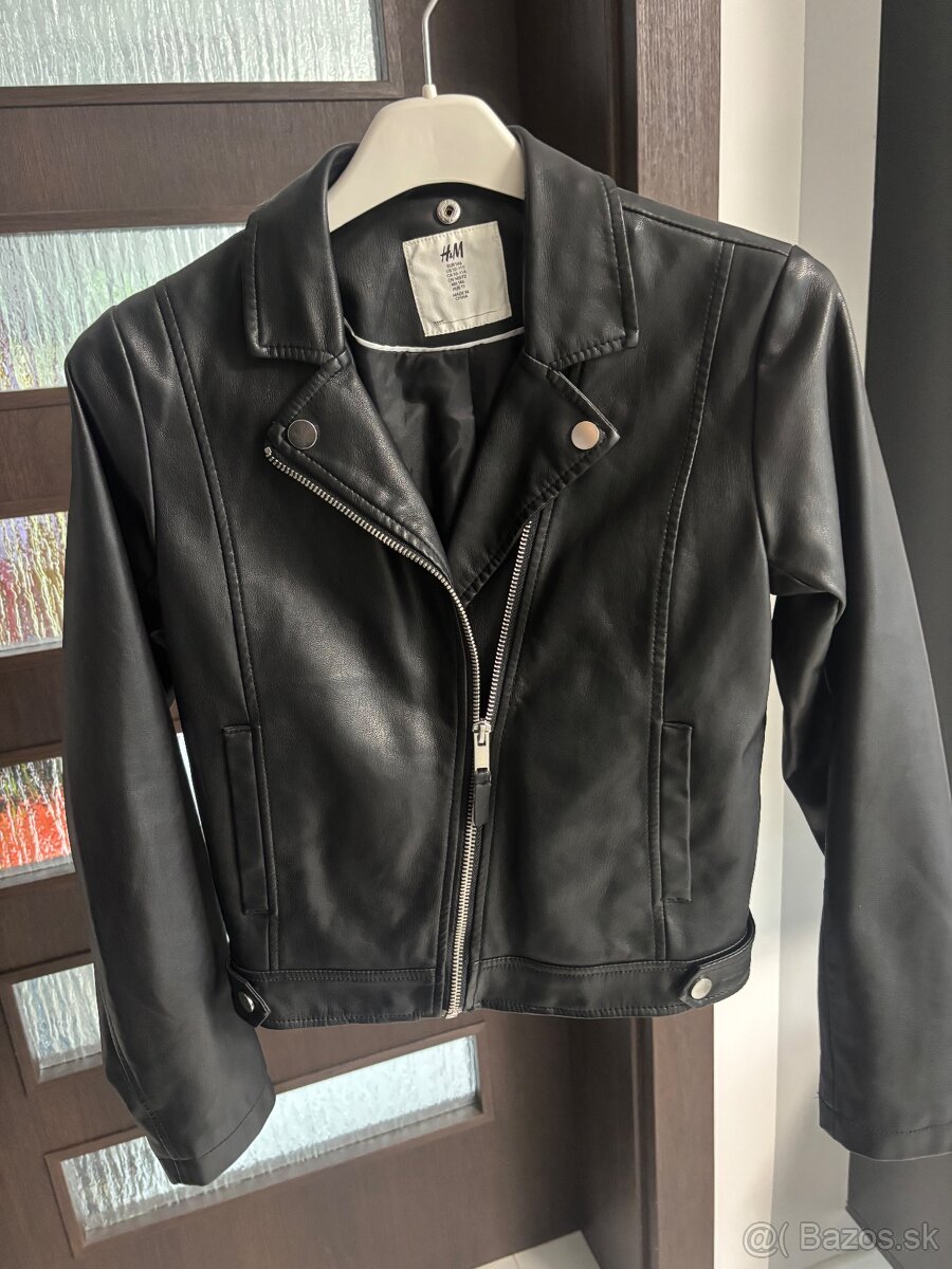 Dievčenská kozenkova bunda v. 146 cm - 3