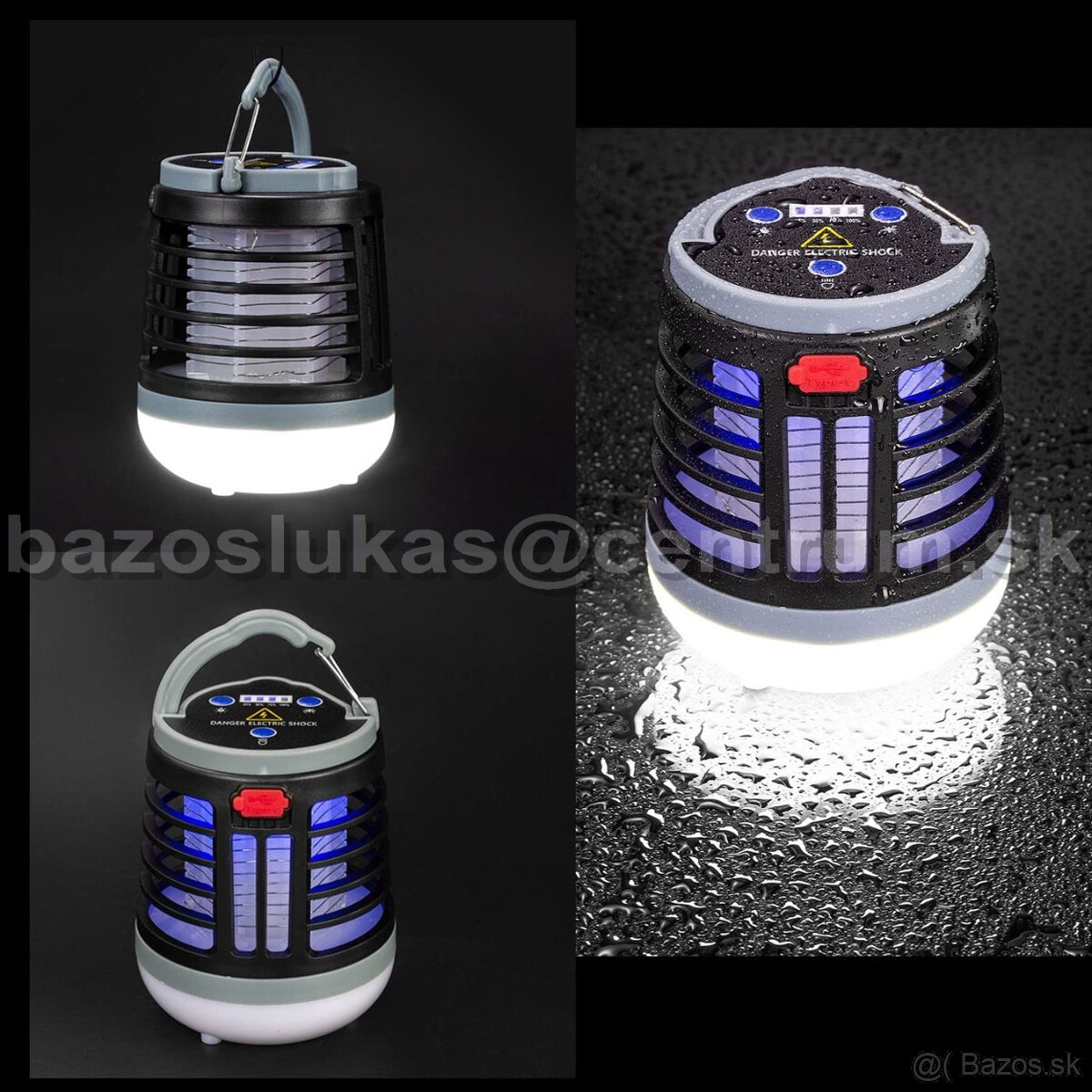 Nabíjateľná LED lampa proti hmyzu - 3