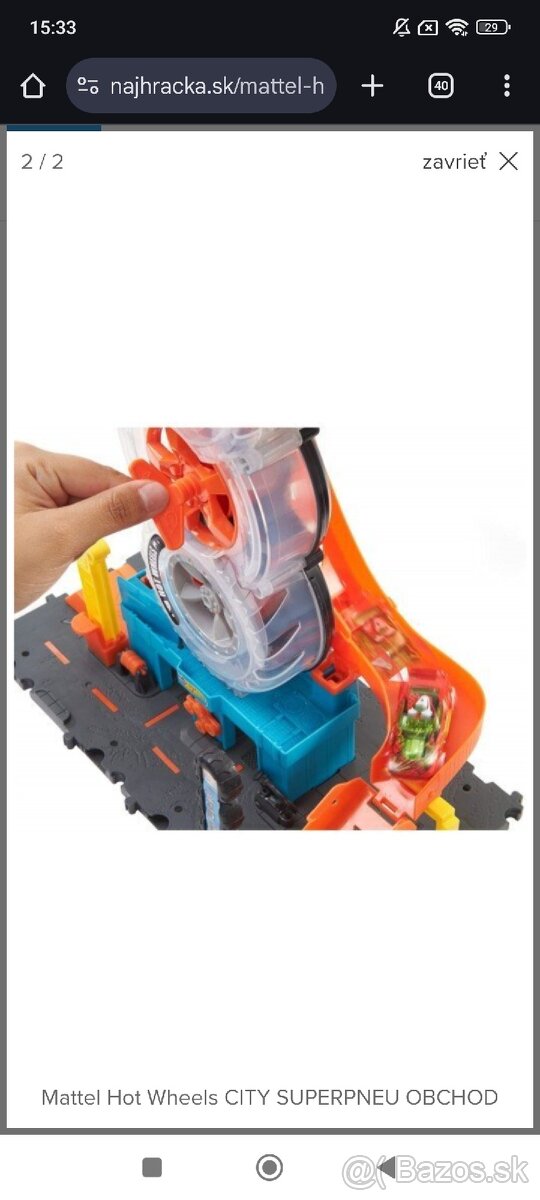 Mattel Hot Wheels City Superpneu obchod - 3