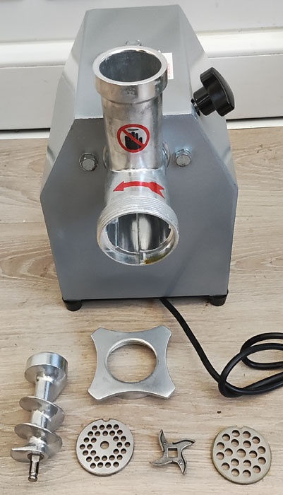 Elektrický mlynček na mäso 750W 60kg / hod. 2 šajby - 3