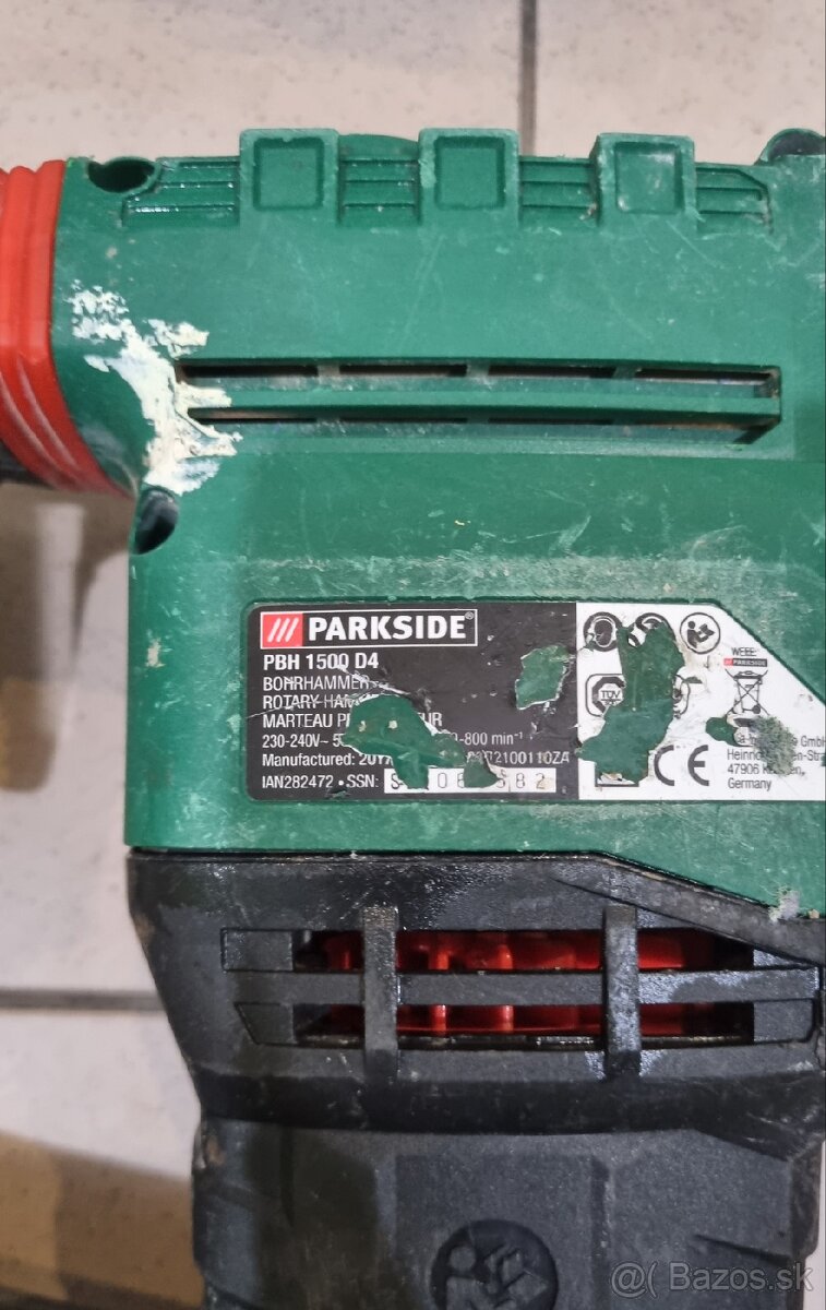 Vrtacie kladivo Parkside PBH 1500D4 - 3