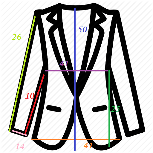 Mnohofarebné krátke sako - 3