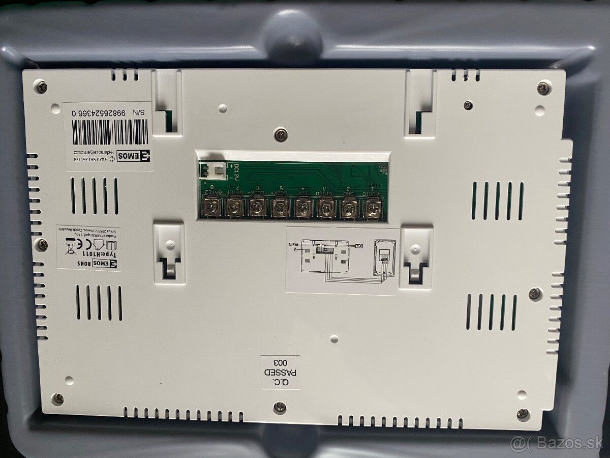 Vnútorná jednotka videovrátnika Emos - 3