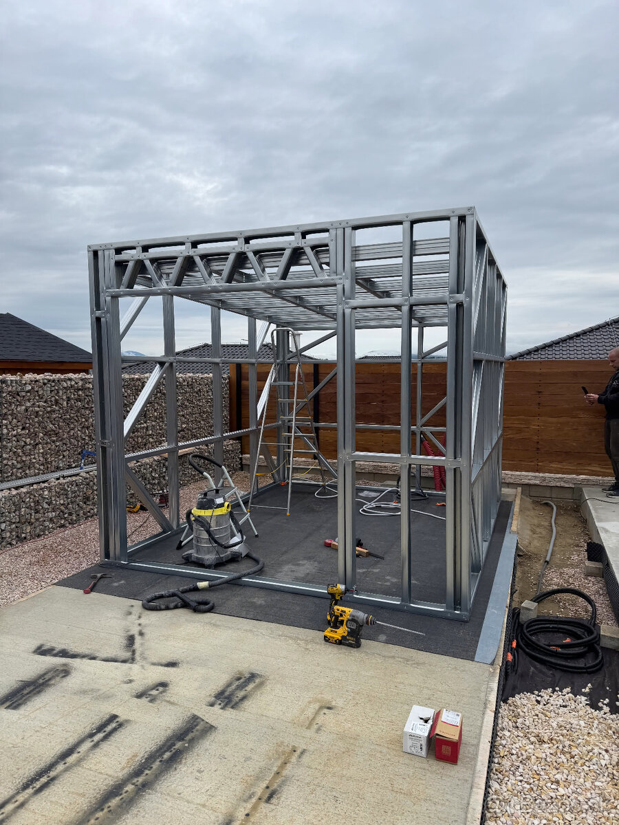 Oceľová konštrukcia na garáž/dielňu/technickú miestnosť - 3